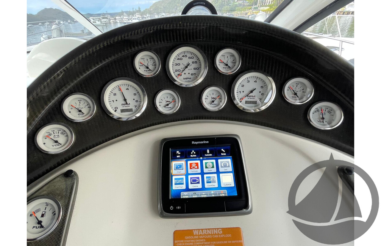 NO RESERVE - 2007 Mustang 3500 Sports Cruiser, Twin 5.7L Volvo Penta Injected V8