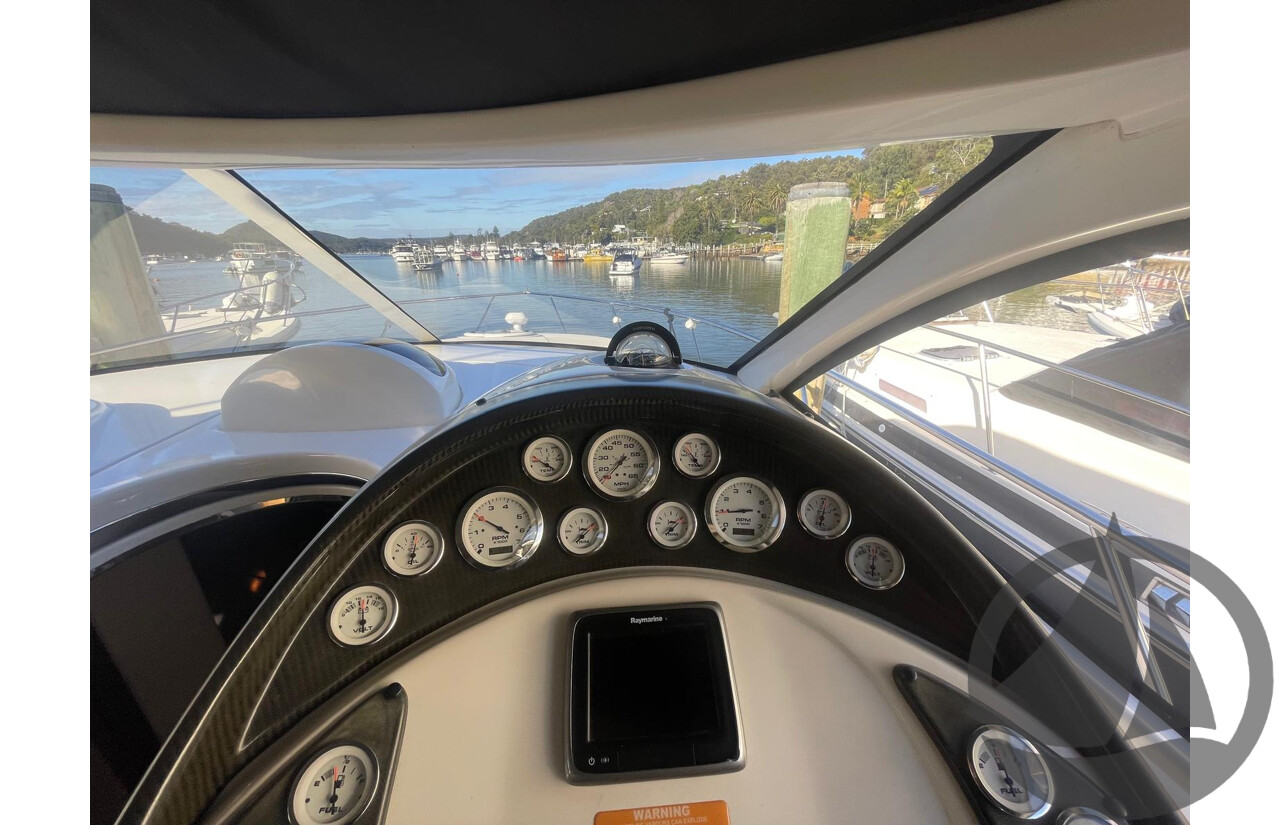 NO RESERVE - 2007 Mustang 3500 Sports Cruiser, Twin 5.7L Volvo Penta Injected V8