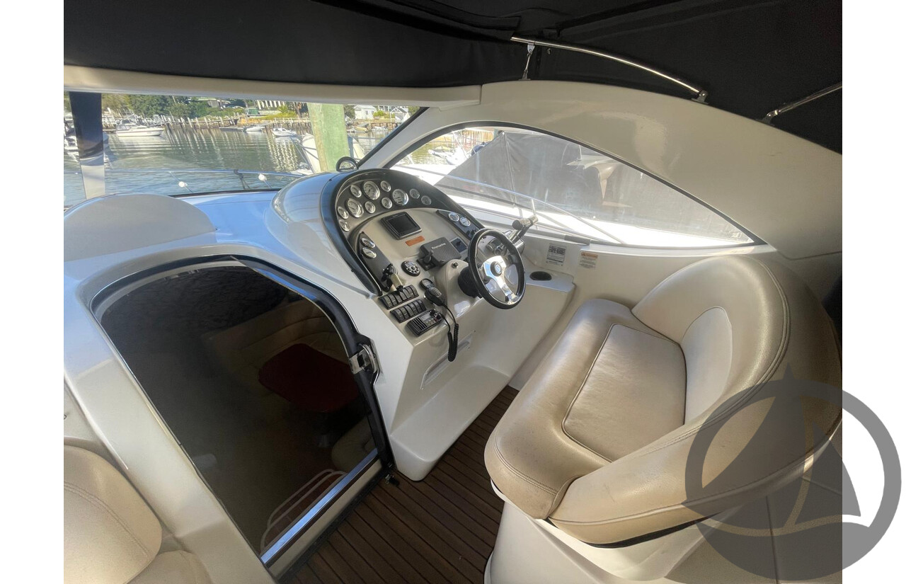 NO RESERVE - 2007 Mustang 3500 Sports Cruiser, Twin 5.7L Volvo Penta Injected V8
