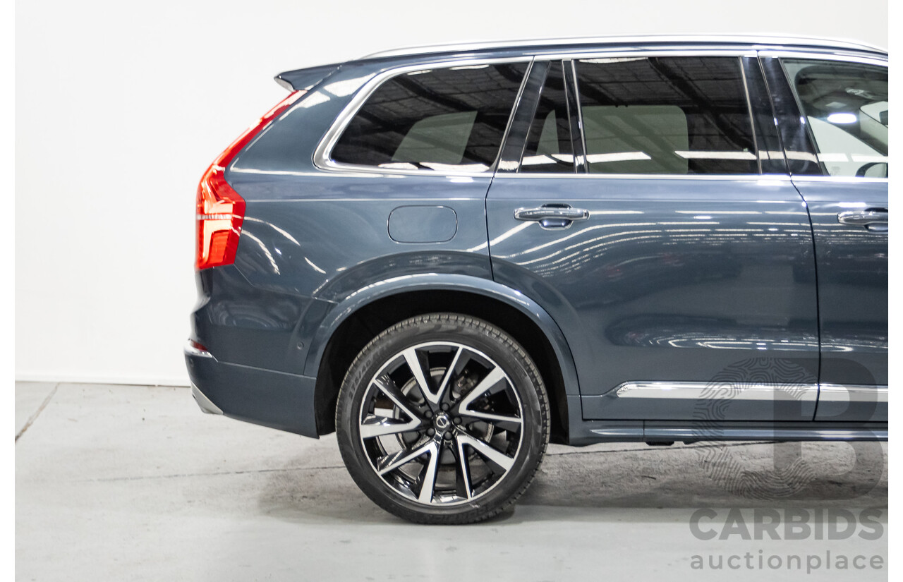 2/2020 Volvo XC90 D5 Inscription (AWD) 256 MY20 4d Wagon Denim Blue Metallic Turbo & Supercharged Diesel 2.0L