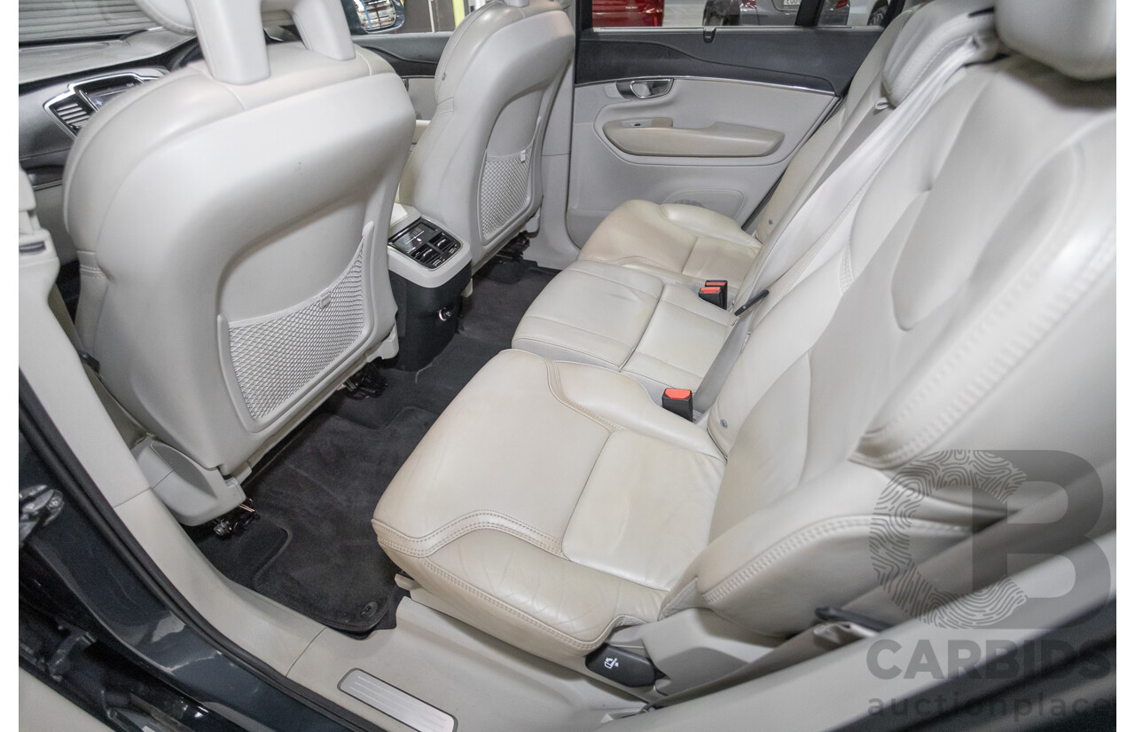 2/2020 Volvo XC90 D5 Inscription (AWD) 256 MY20 4d Wagon Denim Blue Metallic Turbo & Supercharged Diesel 2.0L