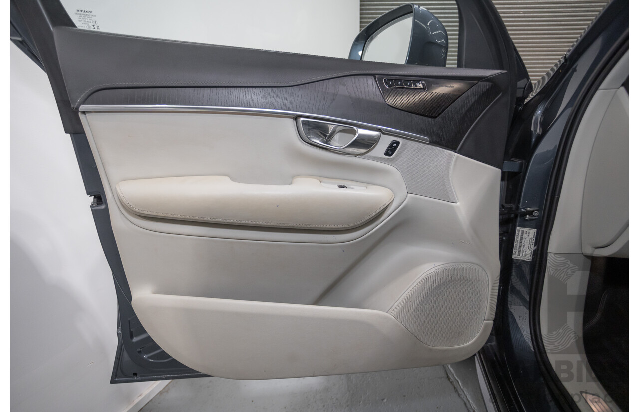 2/2020 Volvo XC90 D5 Inscription (AWD) 256 MY20 4d Wagon Denim Blue Metallic Turbo & Supercharged Diesel 2.0L
