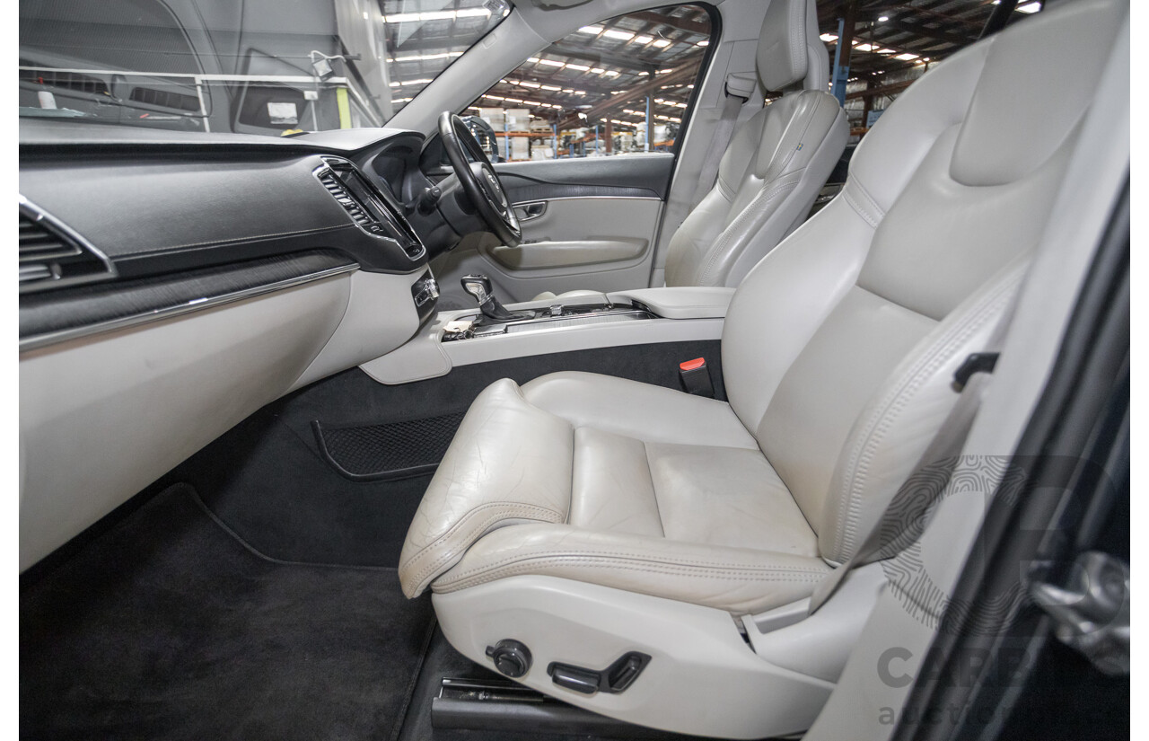 2/2020 Volvo XC90 D5 Inscription (AWD) 256 MY20 4d Wagon Denim Blue Metallic Turbo & Supercharged Diesel 2.0L