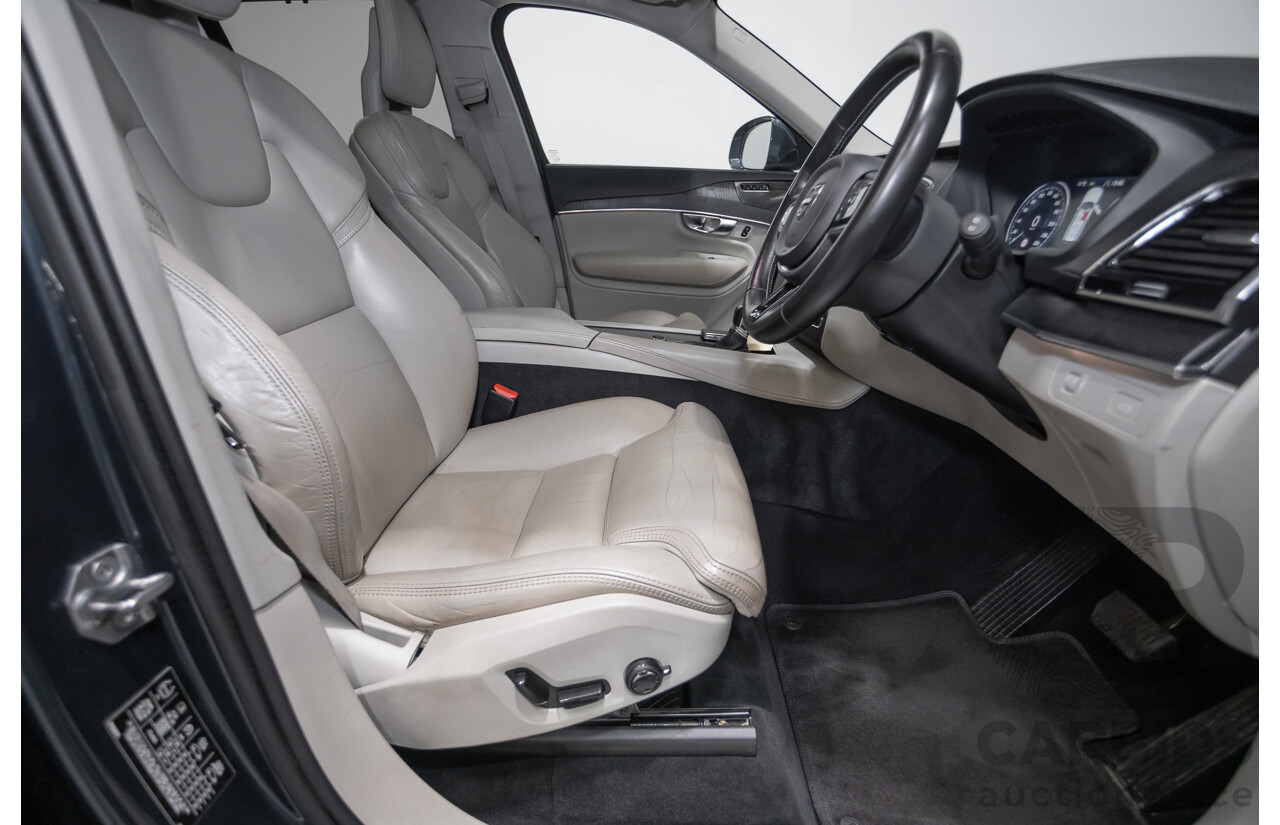 2/2020 Volvo XC90 D5 Inscription (AWD) 256 MY20 4d Wagon Denim Blue Metallic Turbo & Supercharged Diesel 2.0L