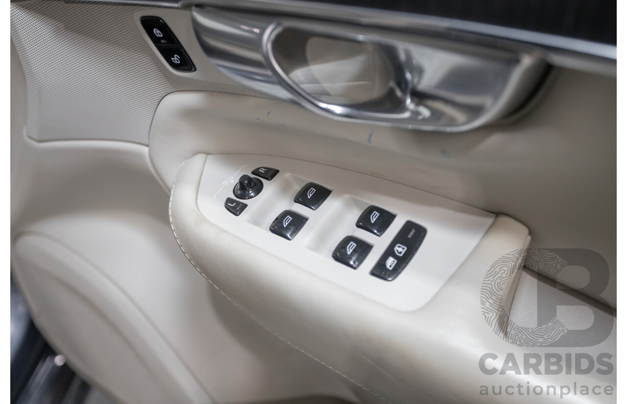 2/2020 Volvo XC90 D5 Inscription (AWD) 256 MY20 4d Wagon Denim Blue Metallic Turbo & Supercharged Diesel 2.0L
