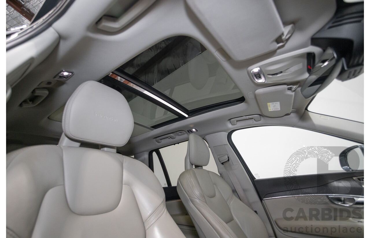2/2020 Volvo XC90 D5 Inscription (AWD) 256 MY20 4d Wagon Denim Blue Metallic Turbo & Supercharged Diesel 2.0L