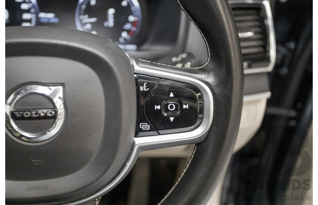 2/2020 Volvo XC90 D5 Inscription (AWD) 256 MY20 4d Wagon Denim Blue Metallic Turbo & Supercharged Diesel 2.0L