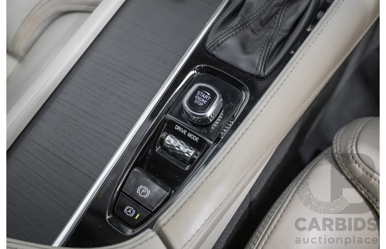 2/2020 Volvo XC90 D5 Inscription (AWD) 256 MY20 4d Wagon Denim Blue Metallic Turbo & Supercharged Diesel 2.0L