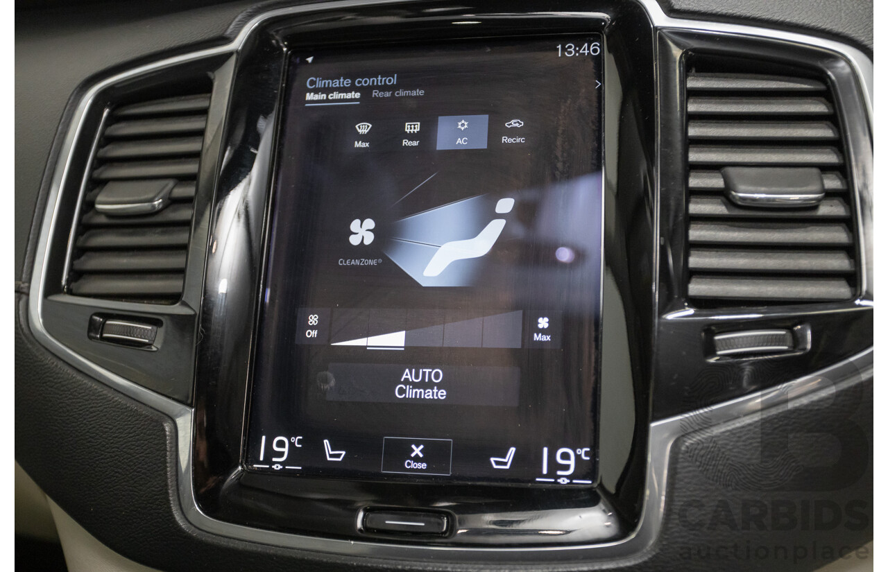 2/2020 Volvo XC90 D5 Inscription (AWD) 256 MY20 4d Wagon Denim Blue Metallic Turbo & Supercharged Diesel 2.0L
