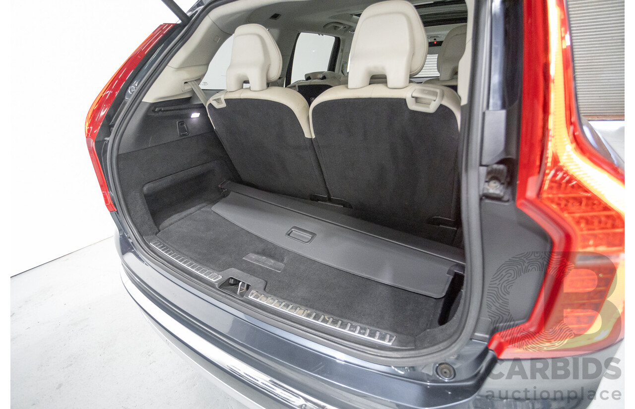 2/2020 Volvo XC90 D5 Inscription (AWD) 256 MY20 4d Wagon Denim Blue Metallic Turbo & Supercharged Diesel 2.0L