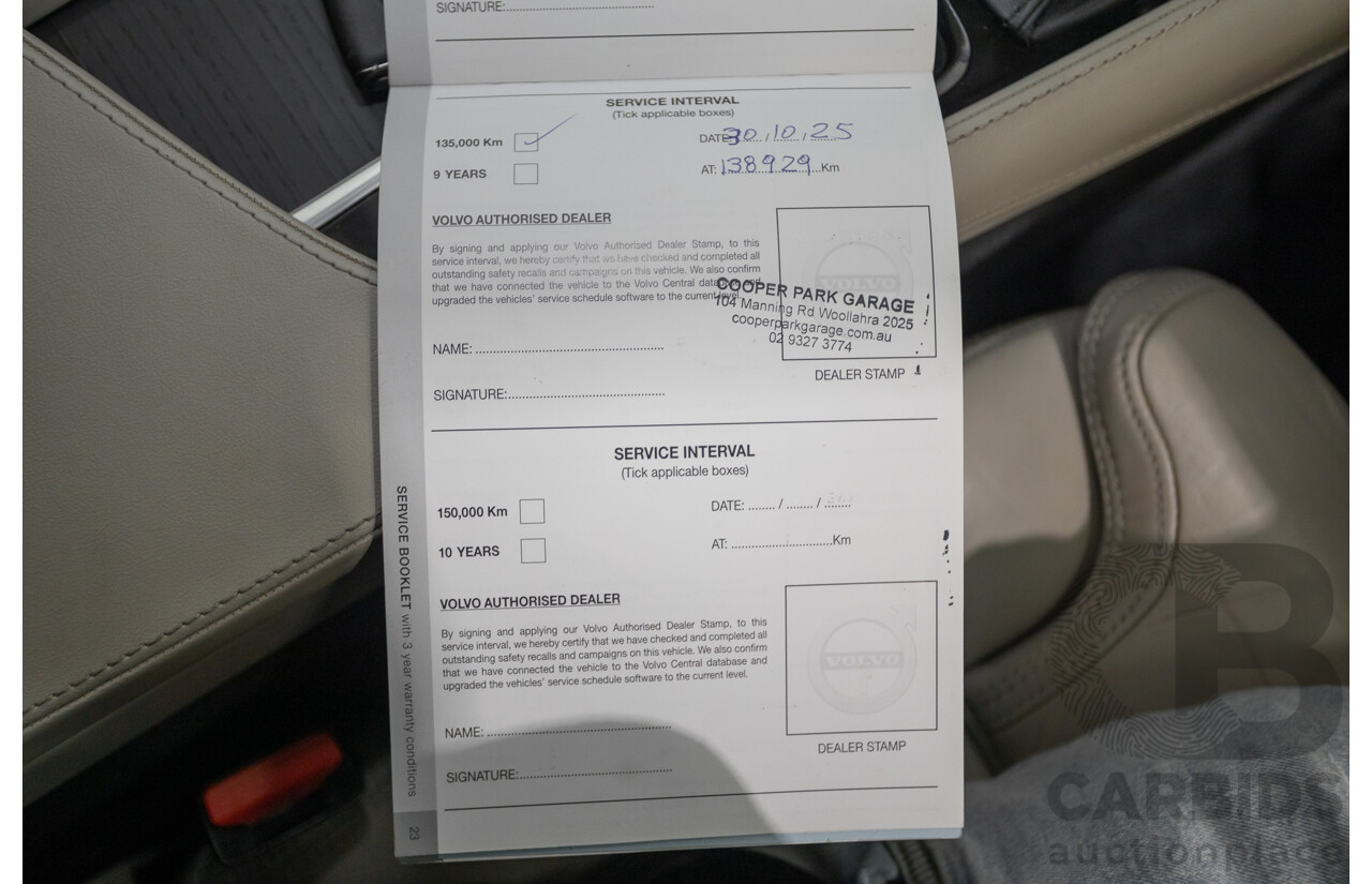 2/2020 Volvo XC90 D5 Inscription (AWD) 256 MY20 4d Wagon Denim Blue Metallic Turbo & Supercharged Diesel 2.0L