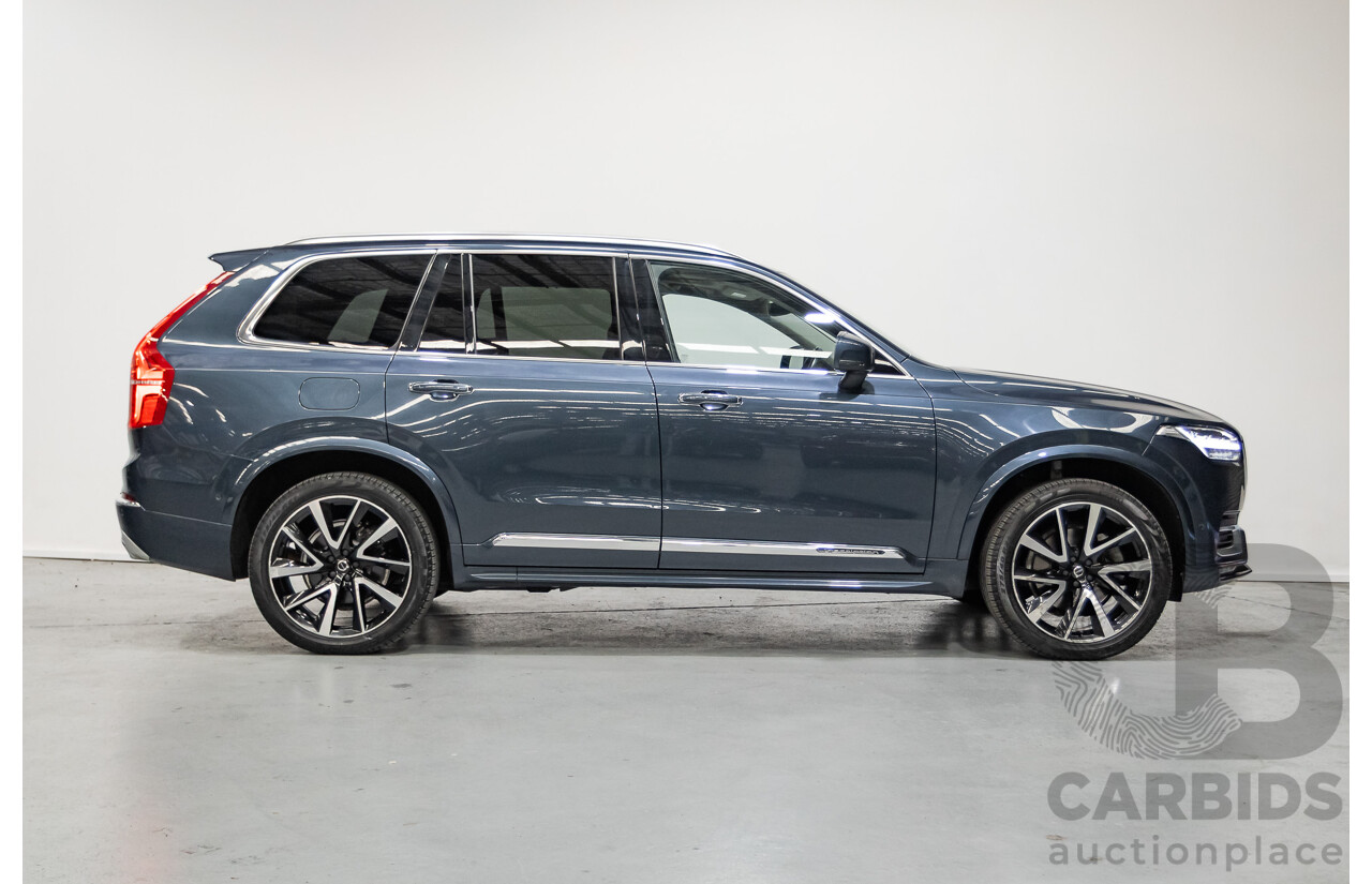 2/2020 Volvo XC90 D5 Inscription (AWD) 256 MY20 4d Wagon Denim Blue Metallic Turbo & Supercharged Diesel 2.0L