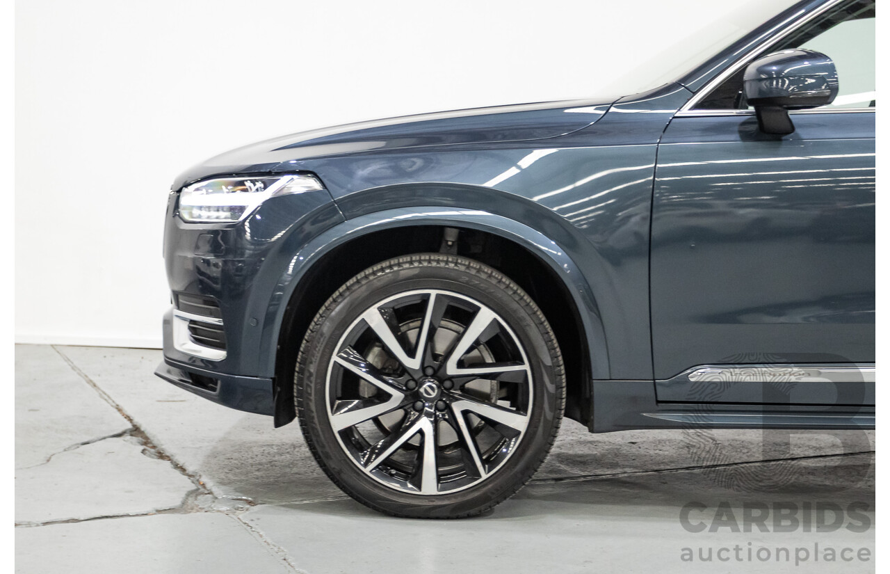 2/2020 Volvo XC90 D5 Inscription (AWD) 256 MY20 4d Wagon Denim Blue Metallic Turbo & Supercharged Diesel 2.0L