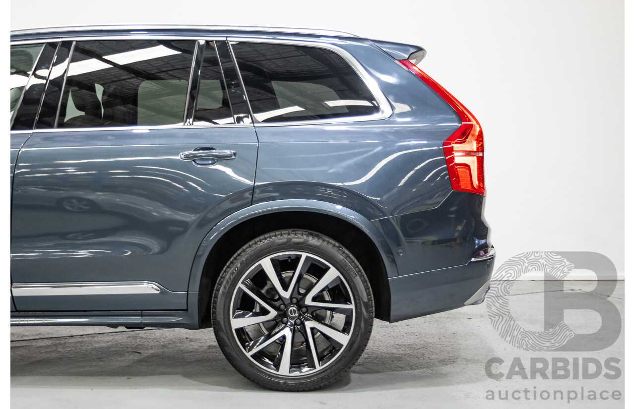 2/2020 Volvo XC90 D5 Inscription (AWD) 256 MY20 4d Wagon Denim Blue Metallic Turbo & Supercharged Diesel 2.0L