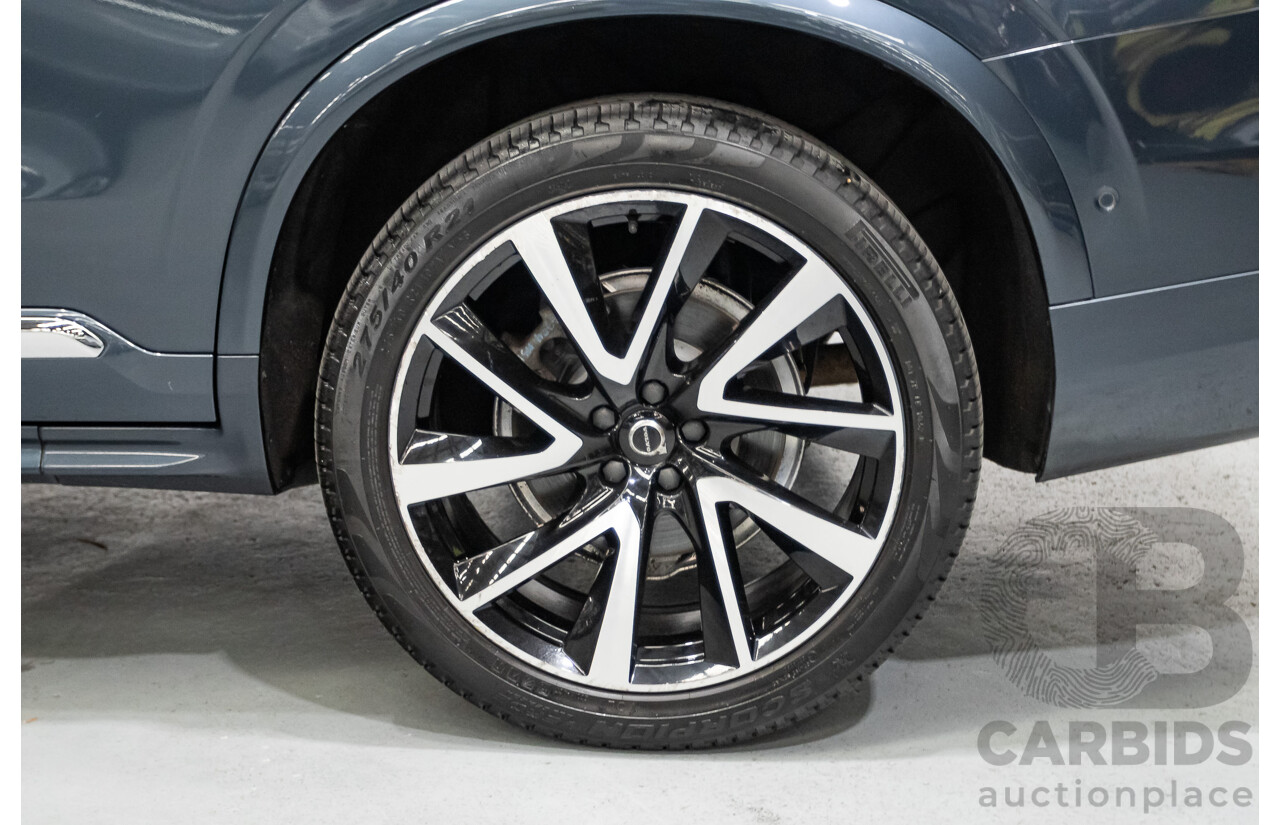 2/2020 Volvo XC90 D5 Inscription (AWD) 256 MY20 4d Wagon Denim Blue Metallic Turbo & Supercharged Diesel 2.0L