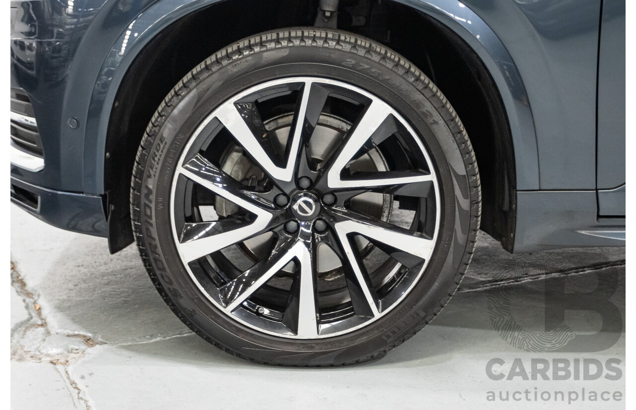 2/2020 Volvo XC90 D5 Inscription (AWD) 256 MY20 4d Wagon Denim Blue Metallic Turbo & Supercharged Diesel 2.0L