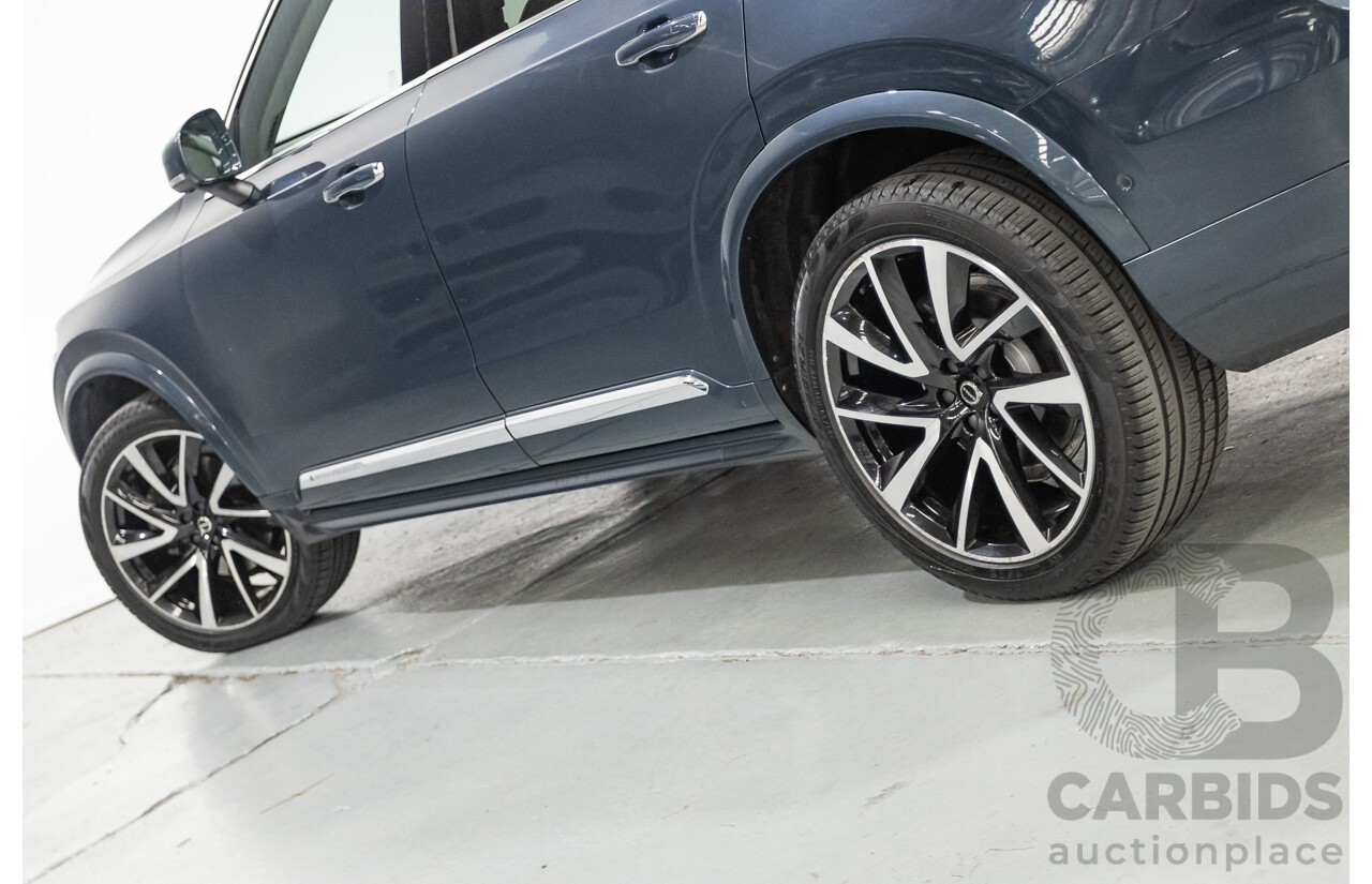 2/2020 Volvo XC90 D5 Inscription (AWD) 256 MY20 4d Wagon Denim Blue Metallic Turbo & Supercharged Diesel 2.0L