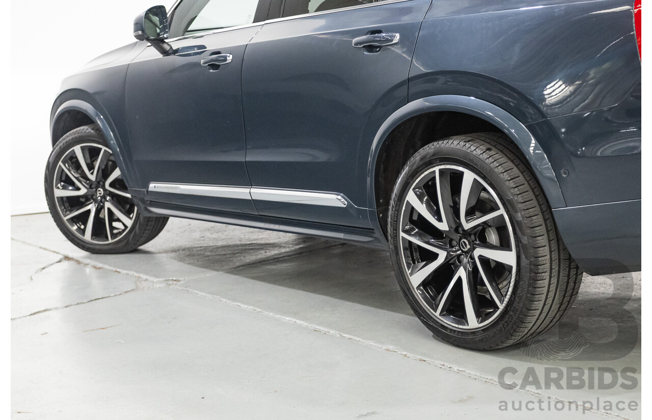 2/2020 Volvo XC90 D5 Inscription (AWD) 256 MY20 4d Wagon Denim Blue Metallic Turbo & Supercharged Diesel 2.0L