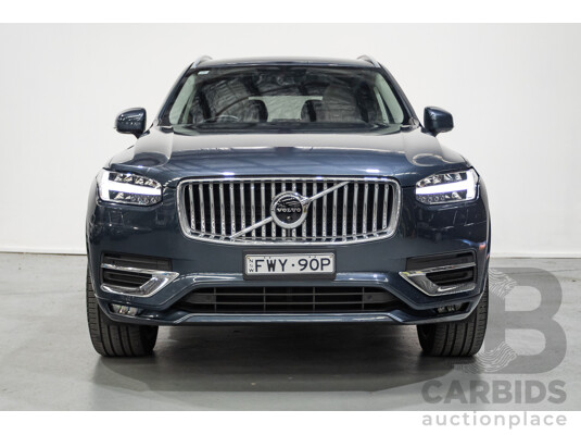 2/2020 Volvo XC90 D5 Inscription (AWD) 256 MY20 4d Wagon Denim Blue Metallic Turbo & Supercharged Diesel 2.0L