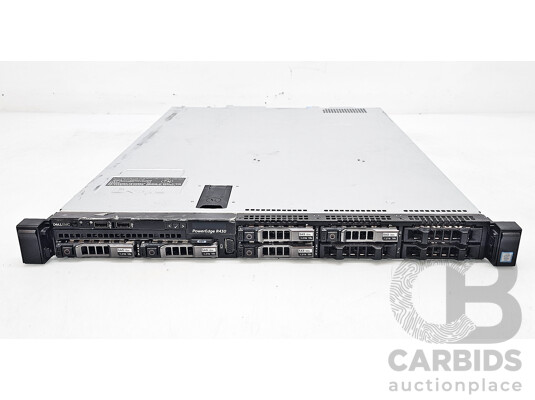 Dell PowerEdge R430 Intel Xeon (E5-2630 V4) 2.10GHz-3.00GHz 10-Core CPU 1RU Server W/ 128GB DDR4 & 6TB Storage