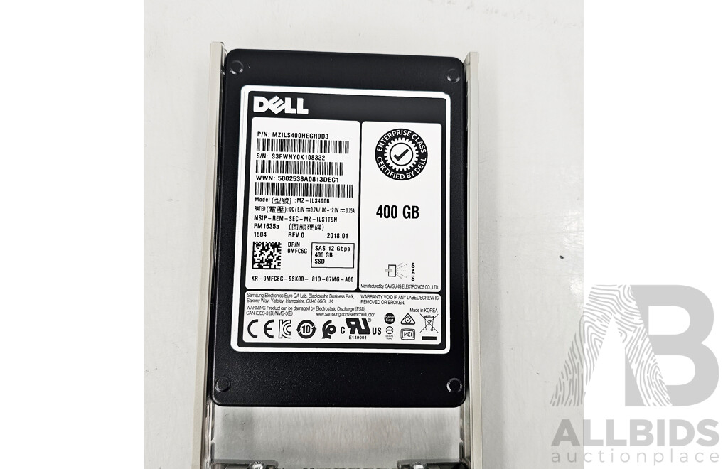 Dell EMC PowerEdge R730 Dual Intel Xeon (E5-2643 V4) 3.40GHz-3.70GHz 6-Core CPU 2RU Server W/ 128GB DDR4
