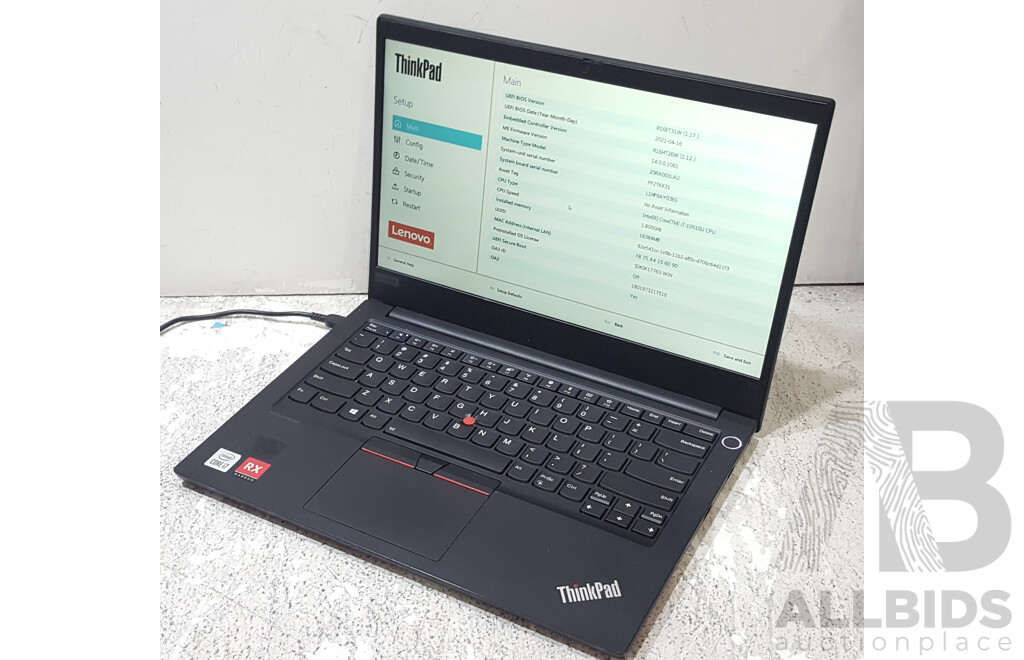 Lenovo ThinkPad E14 10th Gen Intel Core i7 (10510U) 1.80GHz-4.90GHz 4-Core CPU 14-Inch Laptop