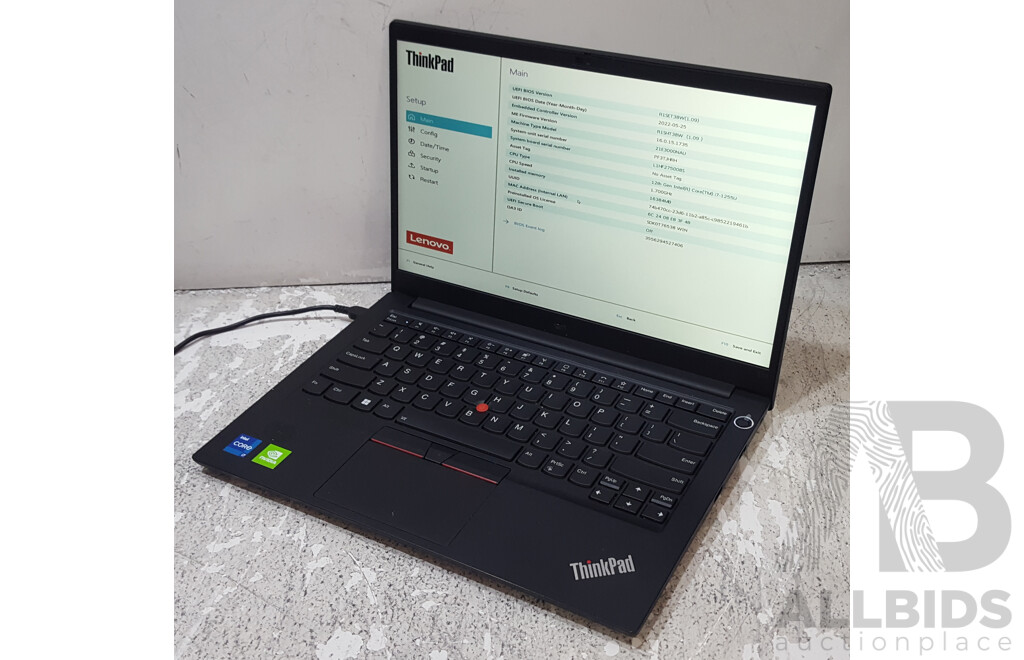 Lenovo ThinkPad E14 12th Gen Intel Core i7 (1255U) 1.70GHz-4.70GHz 10-Core CPU 14-Inch Laptop