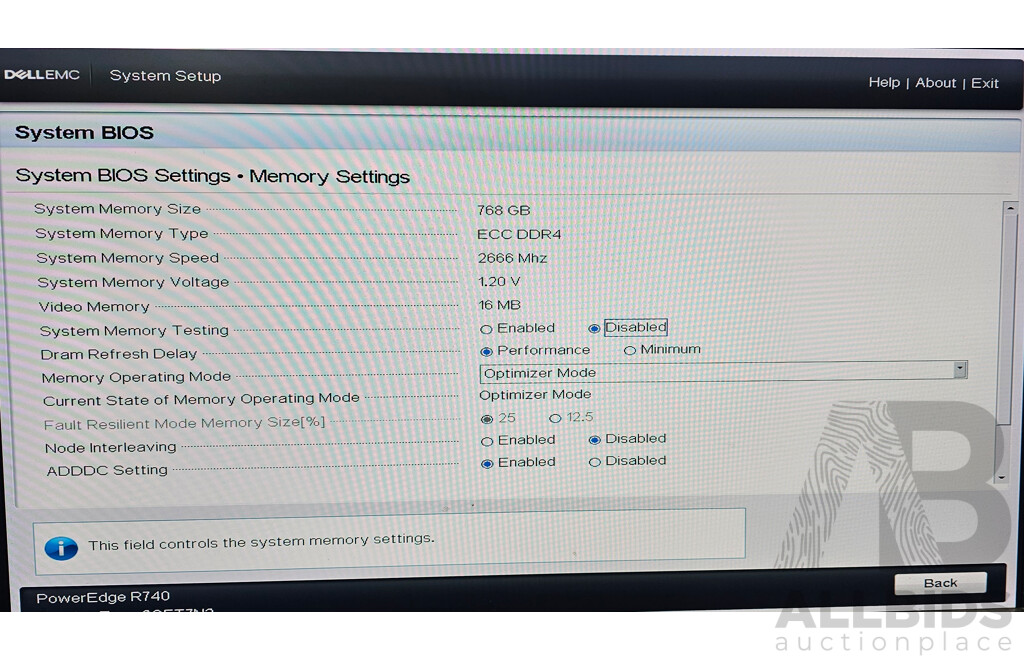Dell EMC PowerEdge R740 Dual Intel Xeon GOLD (6144) 3.50GHz-4.20GHz 8-Core CPU 2RU Server W/ 768GB DDR4