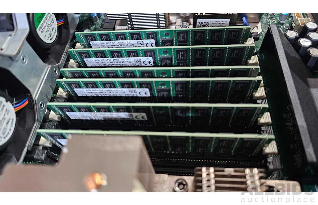 Dell EMC PowerEdge R740 Dual Intel Xeon GOLD (6144) 3.50GHz-4.20GHz 8-Core CPU 2RU Server W/ 768GB DDR4