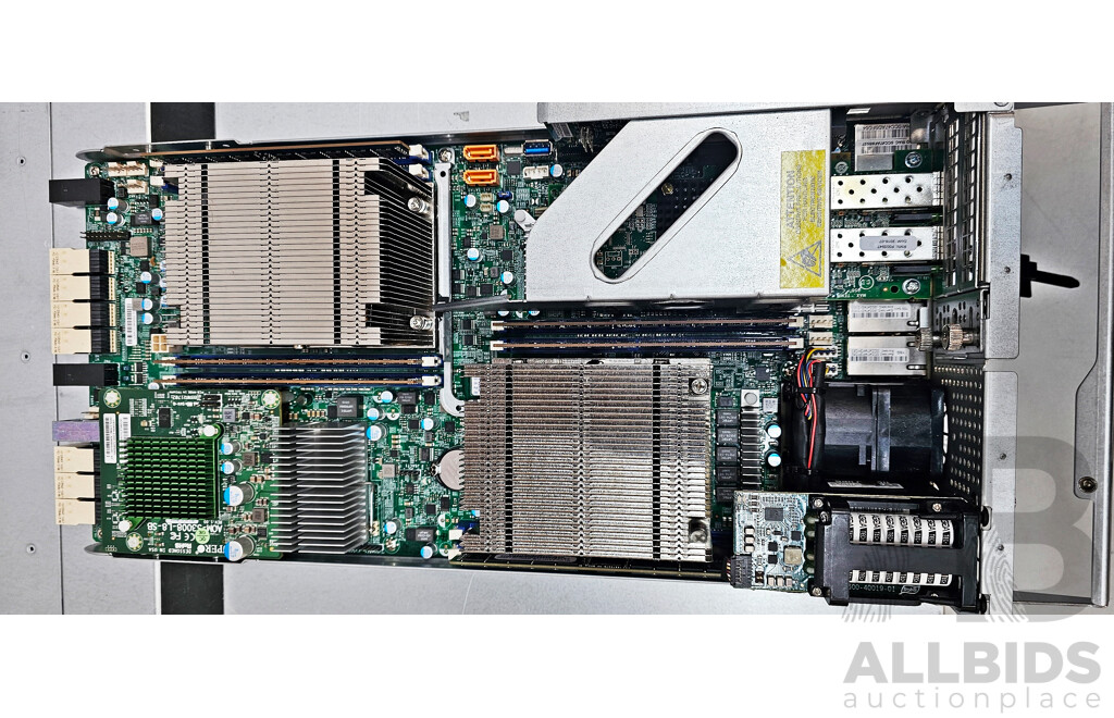 HPE Nimblestorage (AF3000) 24-Bay 4RU Hard Drive Array W/ 96GB DDR4