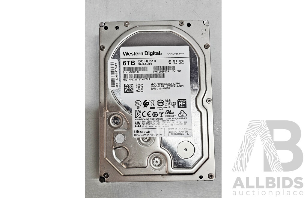 Western Digital (0B36039) 6TB 6Gbps 7.2K RPM SATA 3.5-Inch Hard Drive