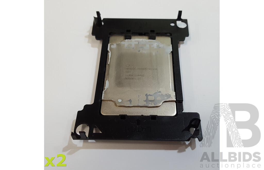 Intel Xeon SILVER (4110) 2.10GHz-3.00GHz 8-Core Server CPU - Lot of Two