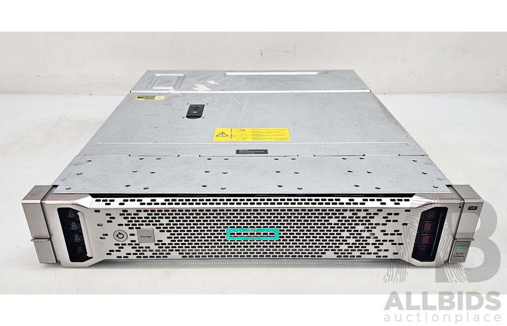 HP (3PARB-ST1329) D3700 Enclosure 25 Bay 2RU Storage Array W/ 2 X Controller Modules & 19.8TB Storage