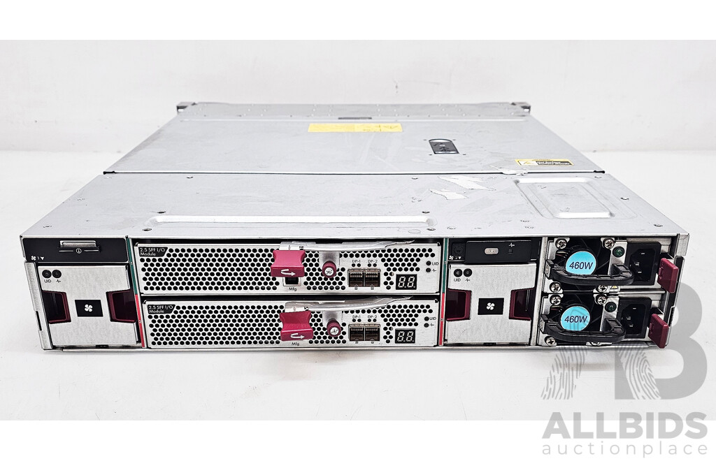HP (3PARB-ST1329) D3700 Enclosure 25 Bay 2RU Storage Array W/ 2 X Controller Modules & 19.8TB Storage