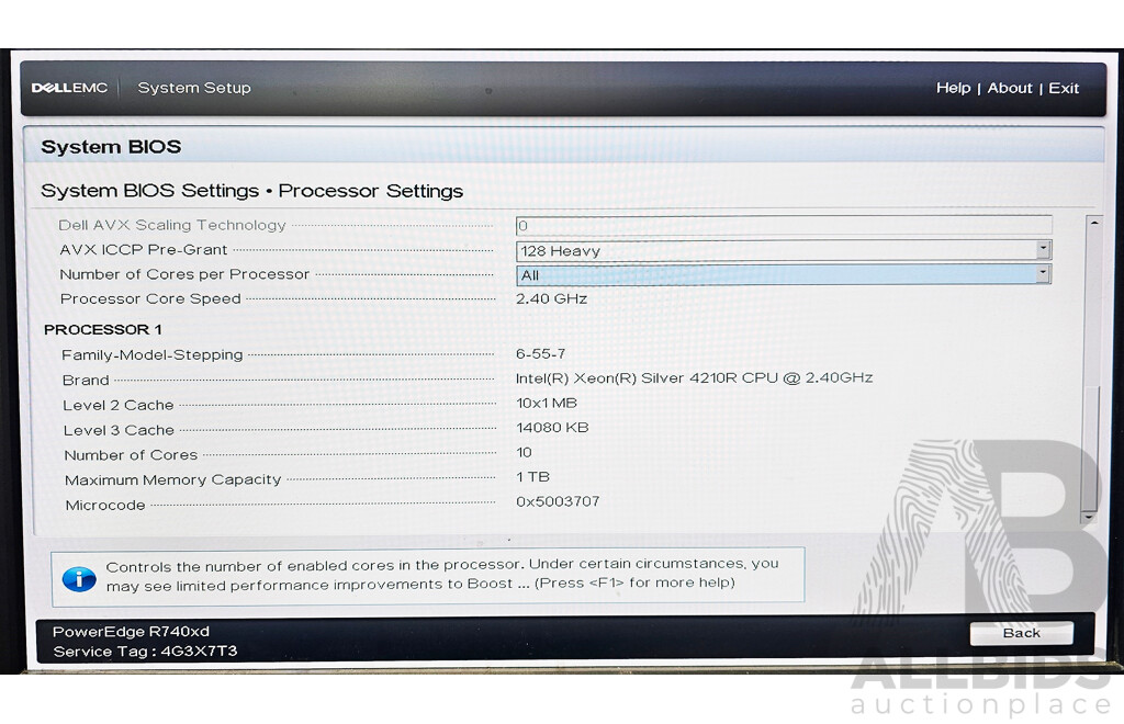 Dell EMC PowerEdge R740xd Intel Xeon SILVER (4210R) 2.40GHz-3.20GHz 10-Core CPU 2RU Server W/ 32GB DDR4 & 20TB Storage