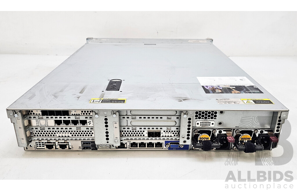 HPE ProLiant DL380 Gen9 Dual Intel Xeon (E5-2650 V4) 2.20GHz-2.90GHz 12-Core CPU 2RU Server W/ 192GB DDR4