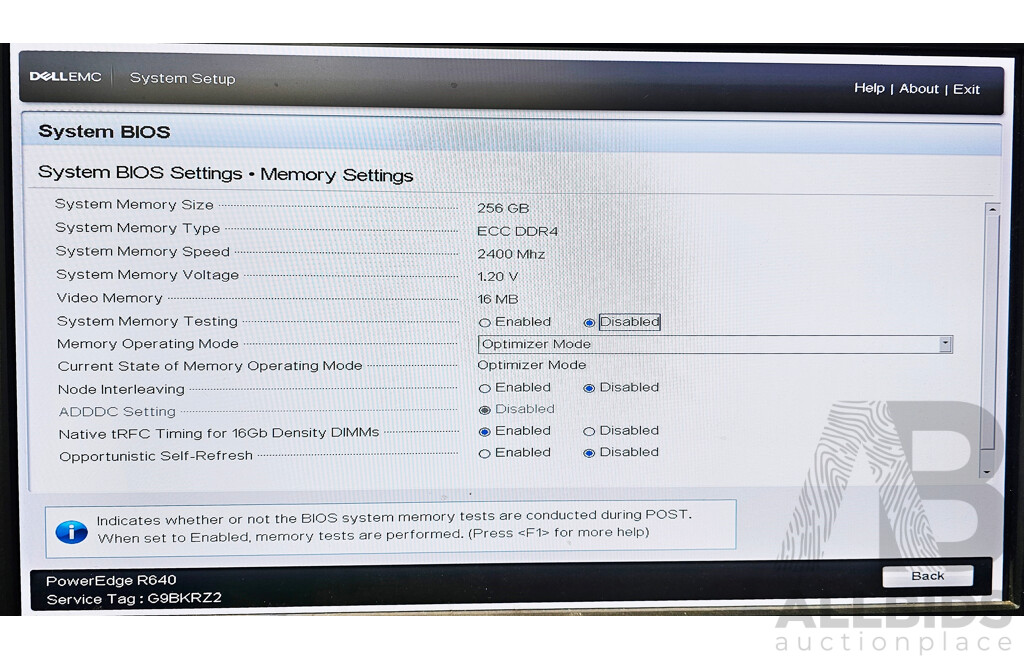 Dell PowerEdge R640 Dual Intel Xeon SILVER (4215) 2.50GHz-3.50GHz 8-Core CPU 1RU Server W/ 256GB DDR4