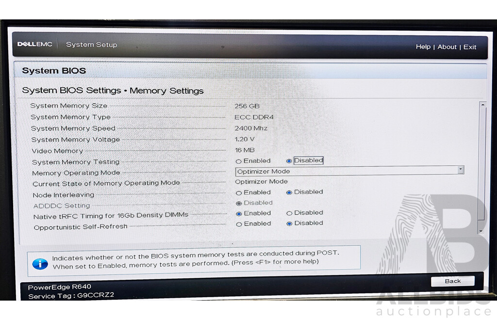 Dell PowerEdge R640 Dual Intel Xeon SILVER (4215) 2.50GHz-3.50GHz 8-Core CPU 1RU Server W/ 256GB DDR4