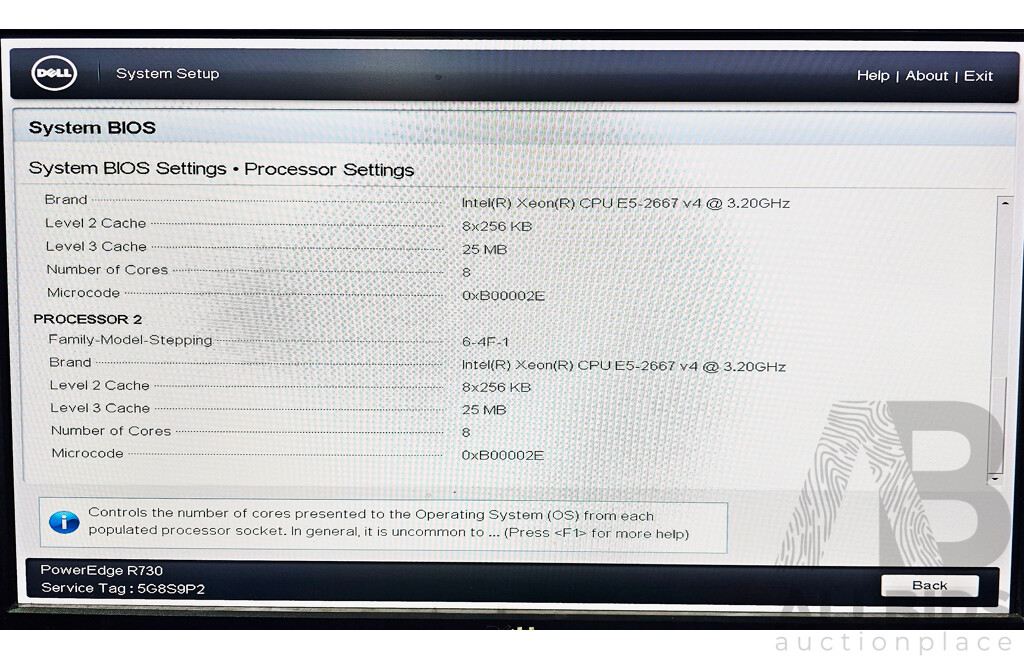 Dell PowerEdge R730 Dual Intel Xeon (E5-2667 V4) 3.20GHz-3.706Hz 8-Core CPU 2RU Server W/ 192GB DDR4