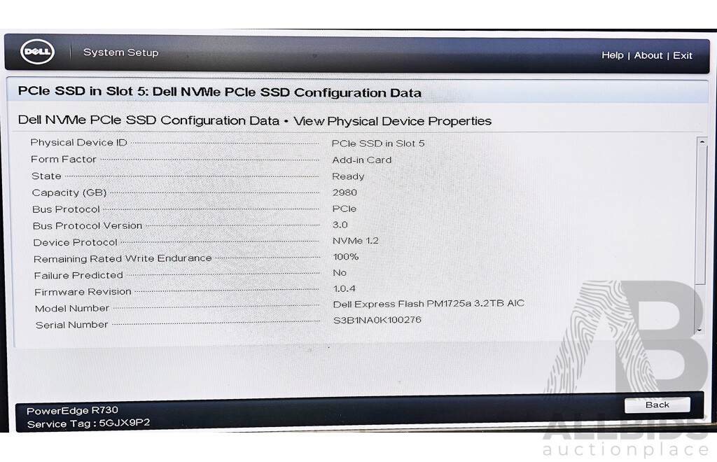 Dell PowerEdge R730 Dual Intel Xeon (E5-2667 V4) 3.20GHz-3.706Hz 8-Core CPU 2RU Server W/ 192GB DDR4