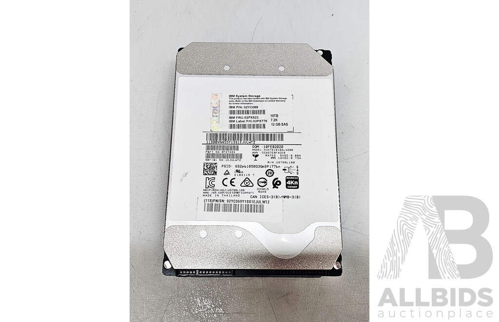 IBM (0F27424) 10TB 12Gbps 7.2K SAS 3.5-Inch Hard Drive