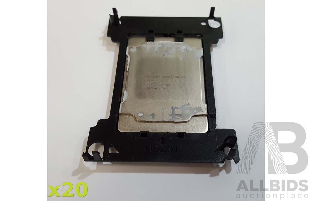 Intel Xeon SILVER (4110) 2.10GHz-3.00GHz 8-Core Server CPU - Lot of 20