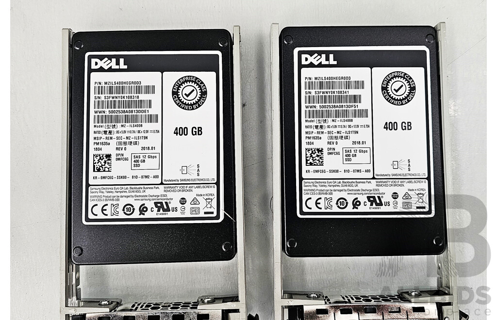 Dell PowerEdge R730 Dual Intel Xeon (E5-2643 V4) 3.40GHz-3.70GHz 6-Core CPU 2RU Server W/ 192GB DDR4