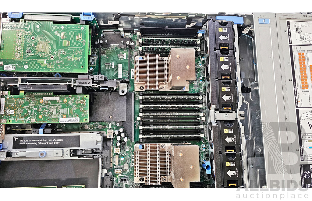 Dell EMC PowerEdge R740 Dual Intel Xeon GOLD (6144) 3.50GHz-4.20GHz 8-Core CPU 2RU Server W/ 640GB DDR4