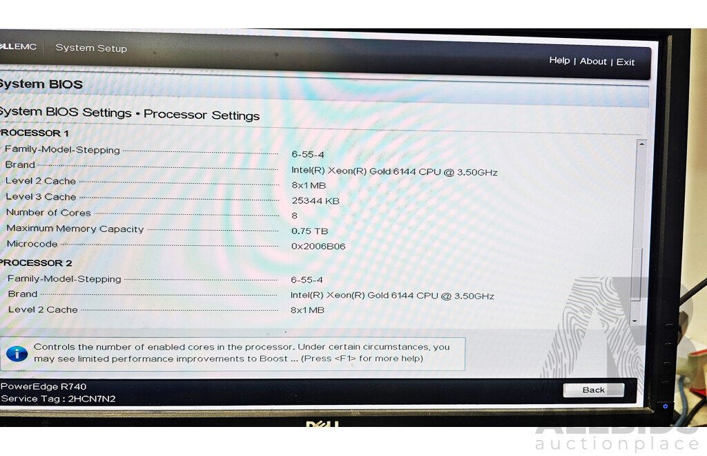 Dell EMC PowerEdge R740 Dual Intel Xeon GOLD (6144) 3.50GHz-4.20GHz 8-Core CPU 2RU Server W/ 640GB DDR4