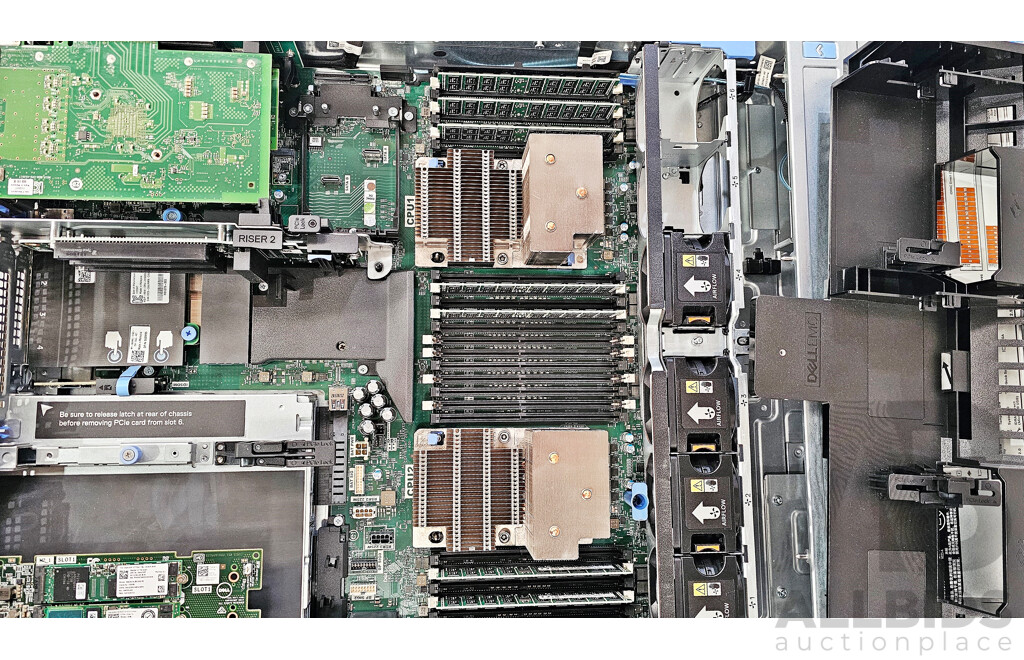 Dell EMC PowerEdge R740 Dual Intel Xeon GOLD (6144) 3.50GHz-4.20GHz 8-Core CPU 2RU Server W/ 512GB DDR4