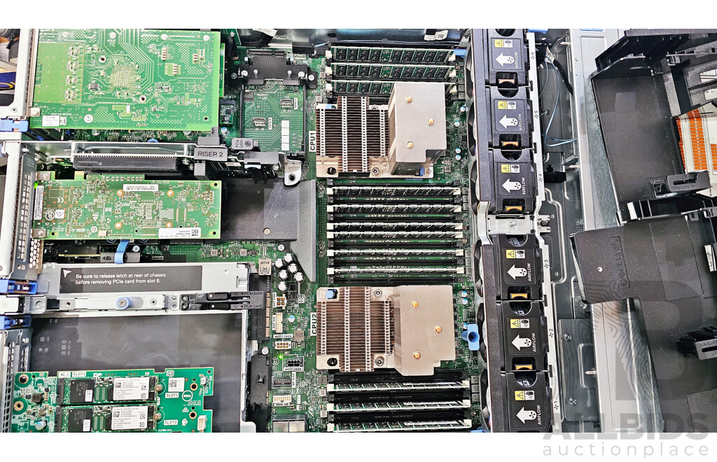 Dell EMC PowerEdge R740 Dual Intel Xeon GOLD (6144) 3.50GHz-4.20GHz 8-Core CPU 2RU Server W/ 768GB DDR4