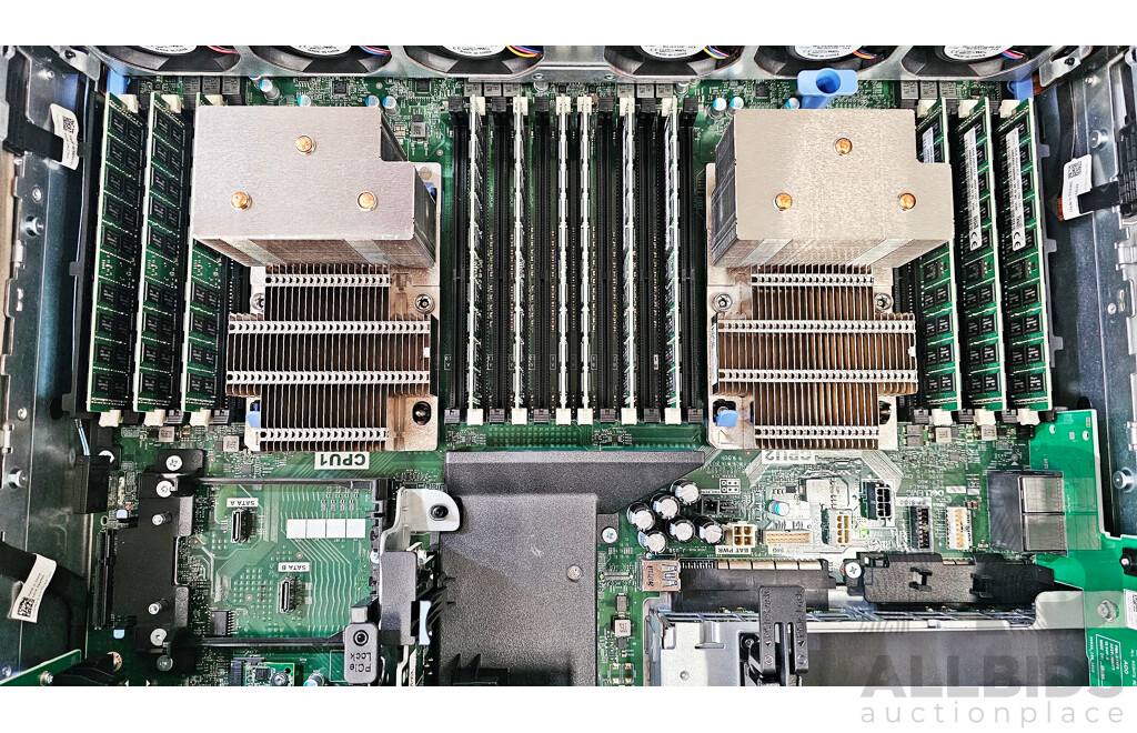 Dell EMC PowerEdge R740 Dual Intel Xeon GOLD (6144) 3.50GHz-4.20GHz 8-Core CPU 2RU Server W/ 768GB DDR4