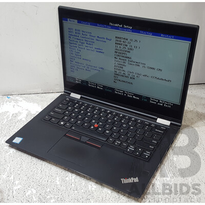 Lenovo ThinkPad Yoga 370 Intel Core i5 (7200U) 2.50GHz-3.10GHz 2-Core CPU 13.3-Inch Touchscreen Laptop w/ Power Supply