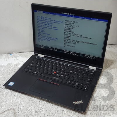 Lenovo ThinkPad Yoga 370 Intel Core i5 (7200U) 2.50GHz-3.10GHz 2-Core CPU 13.3-Inch Touchscreen Laptop w/ Power Supply